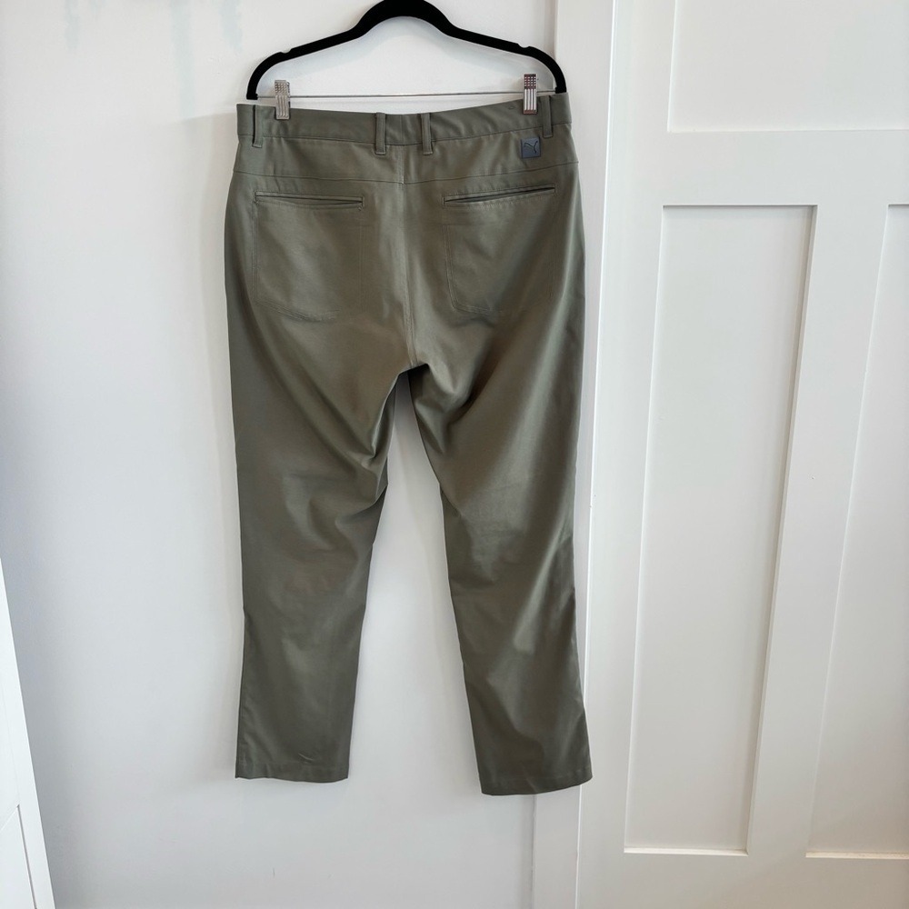 Puma Golf Dark Sage Men's Golf Pant Style#599245-12 Stretch Waistband Size 34/32 - Picture 6 of 9